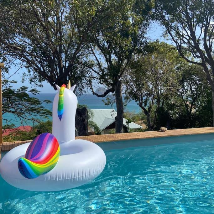 Le Caillou *** Belle Villa, 4 Chambres, Piscine, Vue Mer *** ル・ディアマン エクステリア 写真